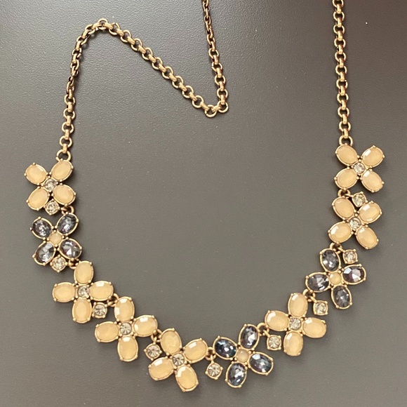 J. Crew Crystal Flower Necklace - Picture 5 of 13